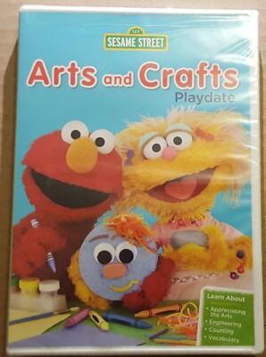 SESAME STREET: ARTS and Crafts Playdate (DVD, 2013)" Be Art Smart" $3.