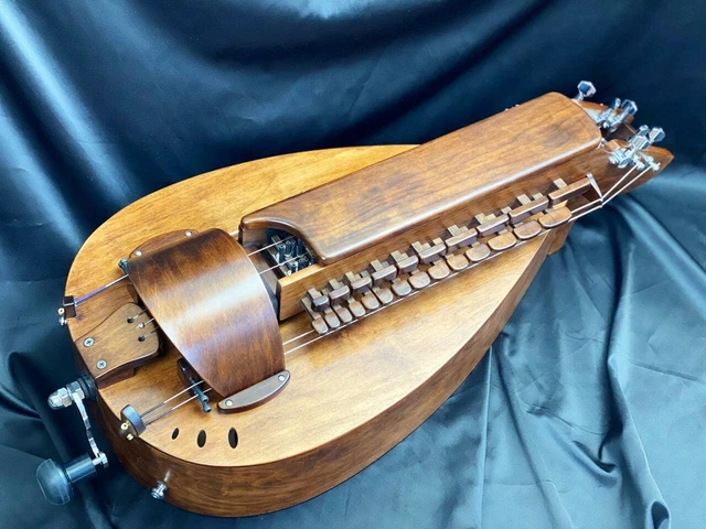 Cochon modèle Hurdy-Gurdy / marron noyer / 24 clés / livre ukrainienne 4
