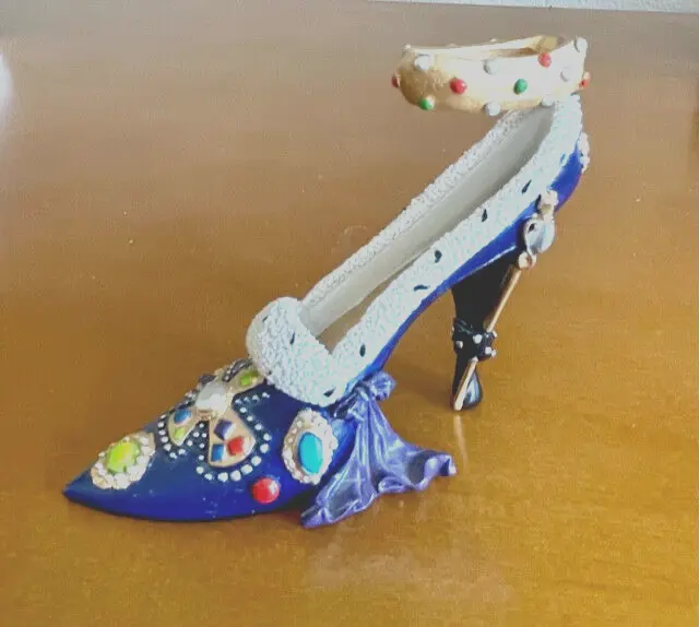 Mini Shoe Figurine 'Shoe Love Ya' Party Stiletto High Heel 5" Collectible