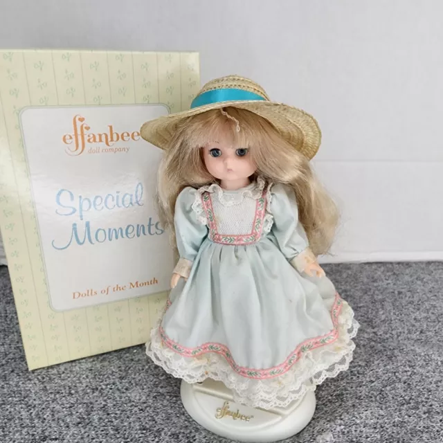 Porcelain Doll 9" Effanbee JUNE Special Moments Doll of the Month 1989 Vintage