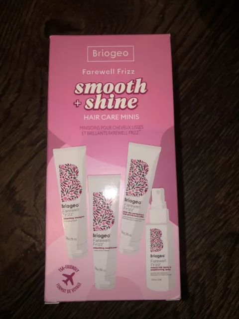 3x Briogeo Farewell Frizz Rosarco Milk Leave In Conditioning Spray BNIB