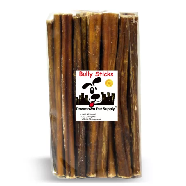 6" & 12" Inch Junior Bully Sticks (Perfect For Small Dogs) Best Dog Chew Treats