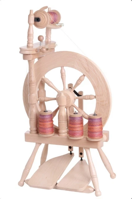 Rueda giratoria Ashford Traveller para lana, fibra de lana.