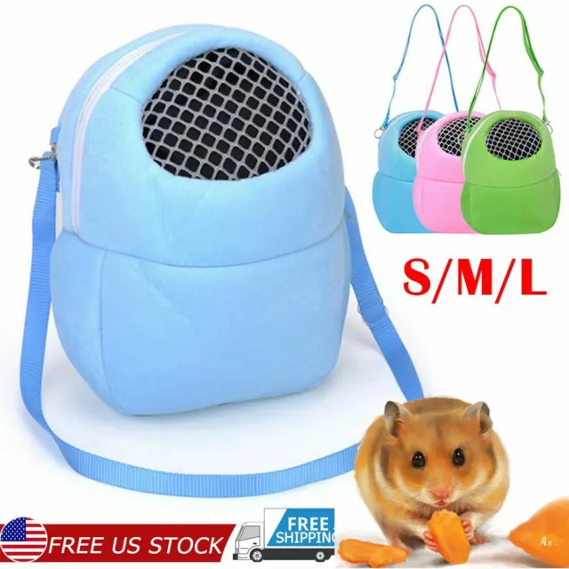 Small Breathable Pet Hamster Guinea Pig Carrier Bag F/ Hedgehog Squirrel Packet