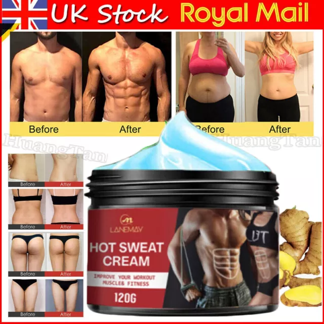 Ginger Slimming Hot Cream Weight Loss Anti-Cellulite Belly Fat Burning Shaping