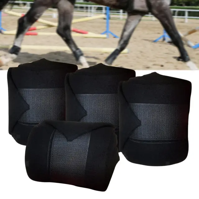 4x Horse Polo Leg Wraps Thicken Training Exercising Horse