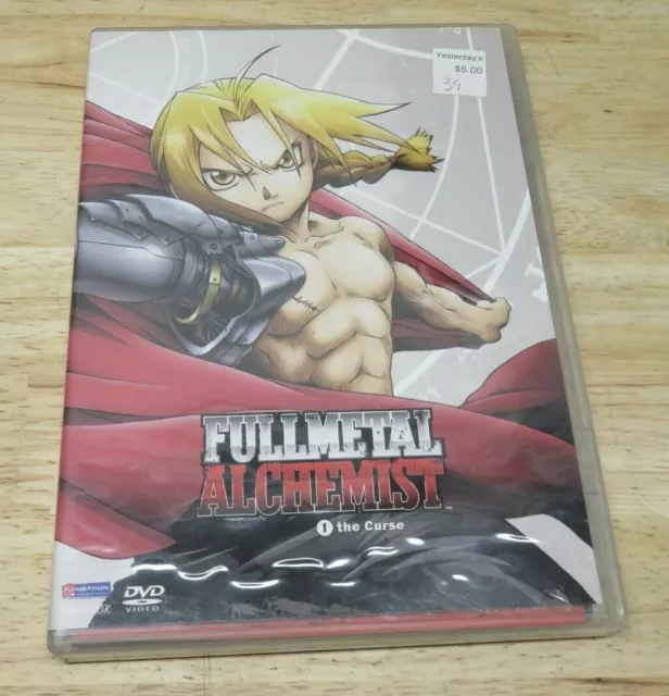  Fullmetal Alchemist, Volume 1: The Curse (Episodes 1-4) : Aaron  Dismuke, Vic Mignogna, Romi Pak, Rie Kugimiya, Tru kawa, Travis Willingham,  Sonny Strait, Keiji Fujiwara, Takehiro Murozono, Kyle Hebert, Shin Aomori