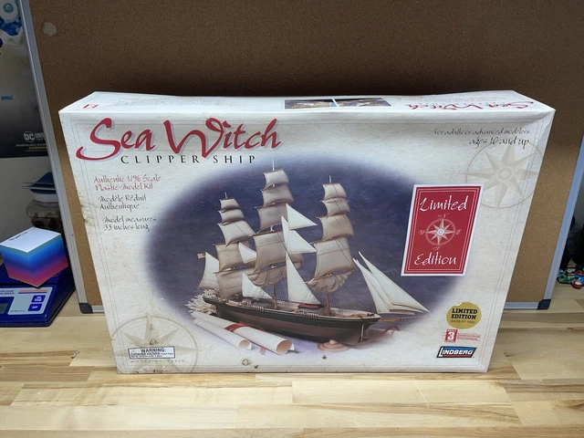 1/96 Sea Witch Clipper Ship (33” Long!) Lindberg #70812