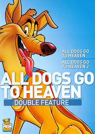 All Dogs Go to Heaven 1 & 2 Double Feature (DVD) DISC ONLY ** NEW condition