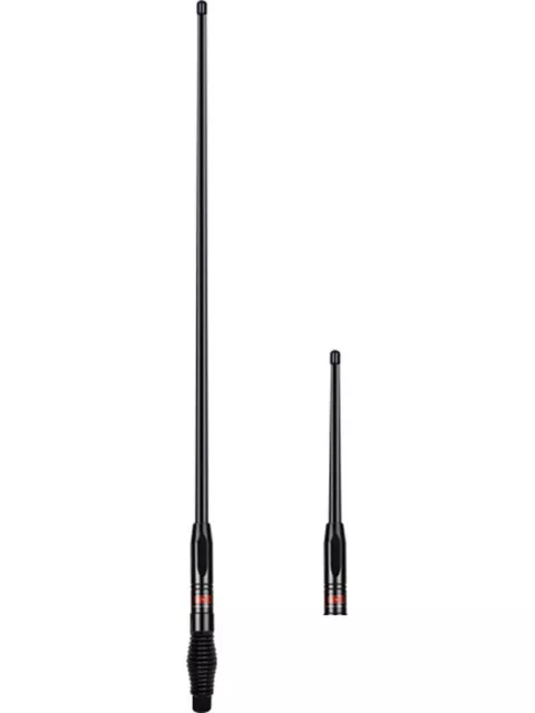 GME 1.2M All Terrain UHF AE4705B + Aw4704B Whip Twin Antenna Pack (AE4705BTP)