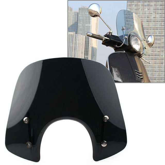 Pare-brise Pour Vespa PX 125-150-200 2T – Référence Faco 21069, Hauteur 730 Mm, Kit De Montage Inclus