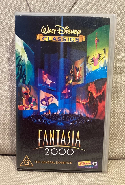 DISNEY FANTASIA 2000 Walt Disney Classics VHS video Cassette Vintage Free  Post $15.26 - PicClick AU