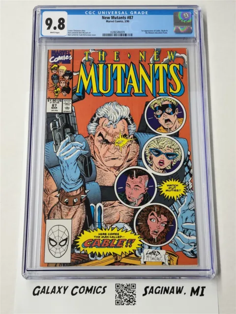 New Mutants #87 - CGC 9.8 - 1st Appearance Cable - 1st Stryfe