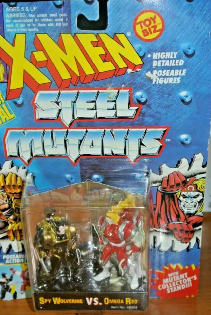 1994 X-Men Steel Mutants Professor X vs. Magneto Die Cast Toy Biz NIP