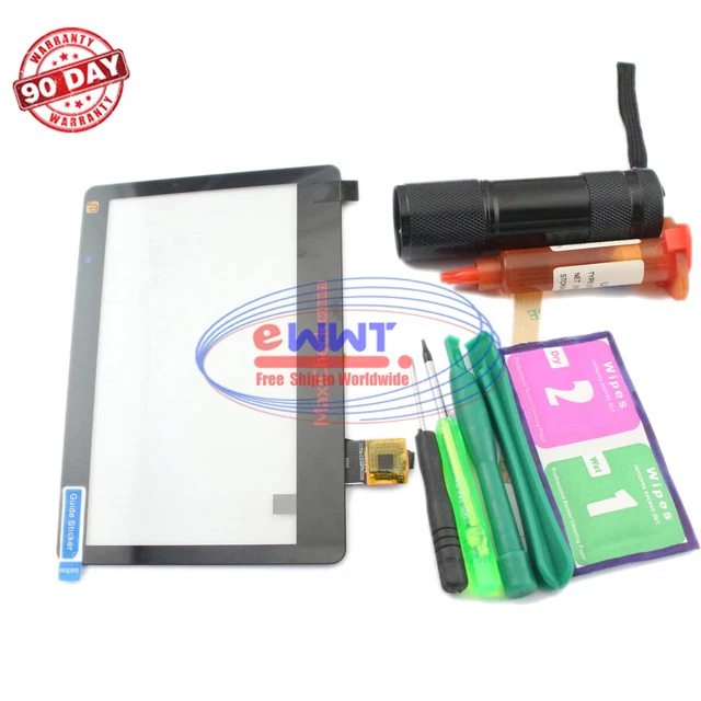 FREE SHIP for Autel MaxiCheck MX808TS Original Touch Screen Glass + Glue XKLU934
