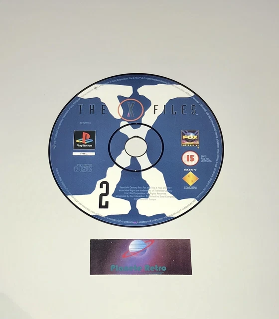 Jeu The X-Files PS1 CD1 Version Française - Loose, état Correct, Collector
