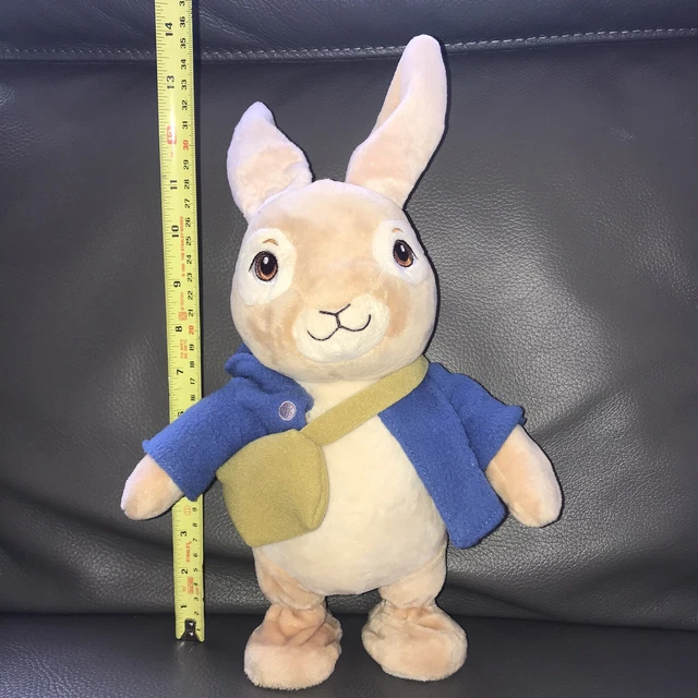 PETER RABBIT TALKING & Hopping Soft Toy Electronic Bunny - 2017 RAINBOW ...