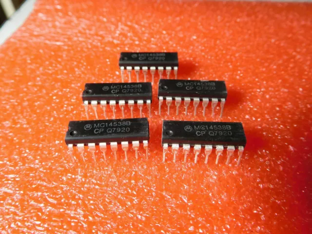composants électroniques MC14538B circuit intégré, IC, CI DIP lot de 5 pièces