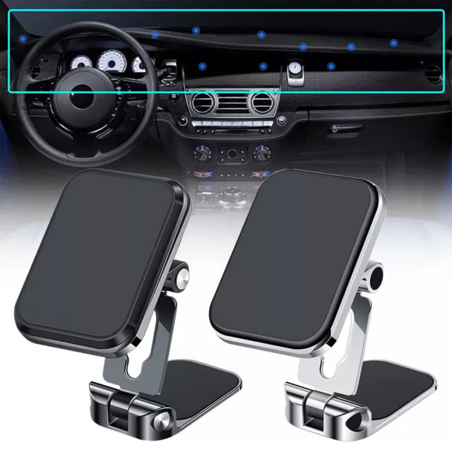 Magnetic In Car Mobilephone Holder Dashboard 360degree Rotating Folding Portable