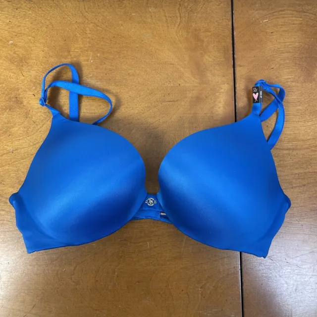 VICTORIAS SECRET VERY SEXY So Obsessed Smooth Push-Up Bra 32C NWT Blue  £23.80 - PicClick UK