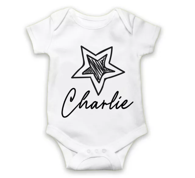 Gilet personalizzato crescita bambino body ragazzi ragazze nome divertente regalo baby shower 2