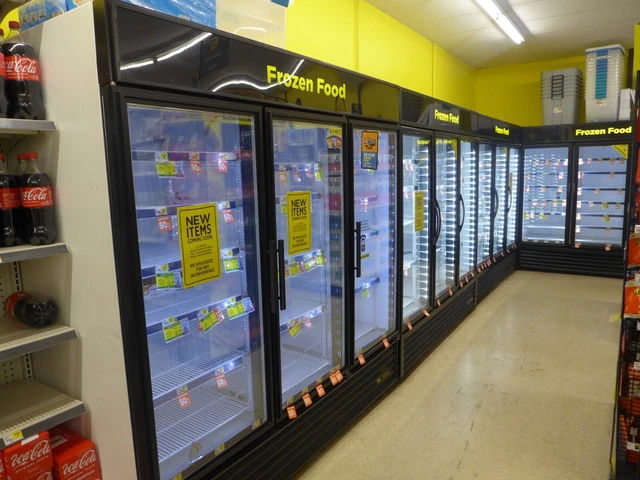 2016 True GDM-72F-LD Three Door 78" LED Glass Display Freezer 220V, #8684414