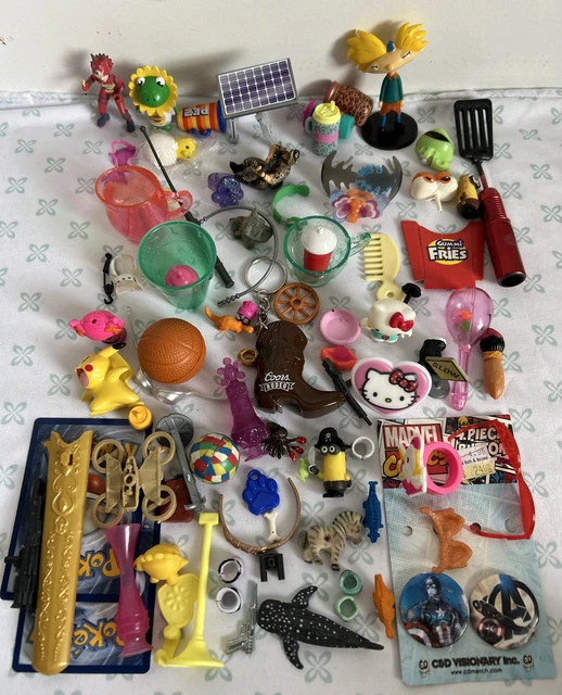 Junk Drawer￼ Mixed Lot Wholesale Flea Market * Mini Toys Hello Kitty 85 Items