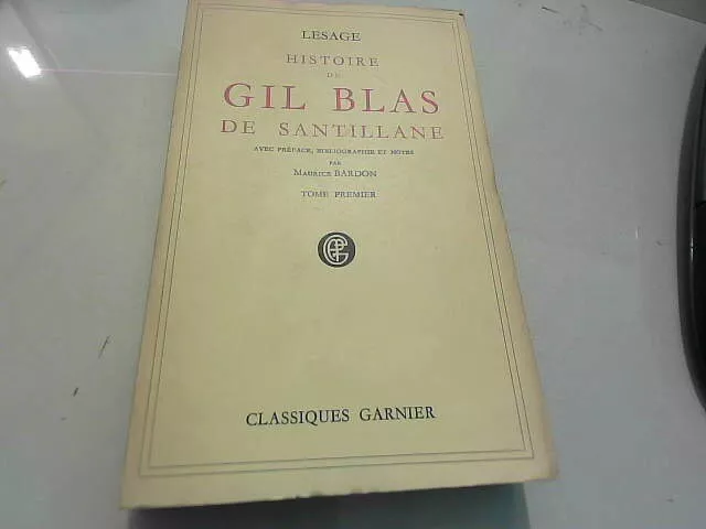 Histoire de Gil Blas de Santillane Tome premier