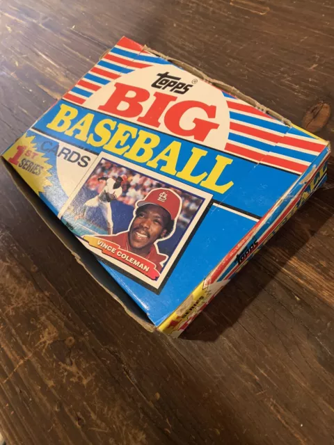 1988 Topps Big Baseball Cards 1st Series Box 36 Packs 252 Total Cards 3