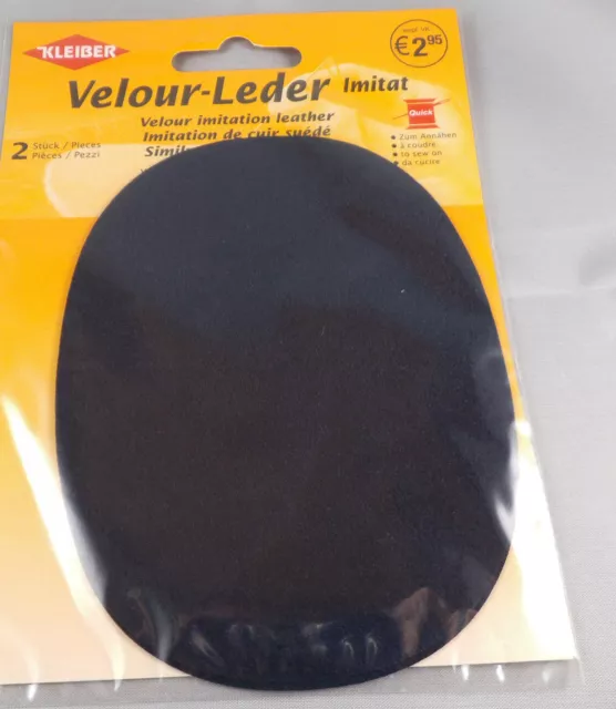 Velour - Leder - Imitat Flicken von Kleiber noch 6 x beige