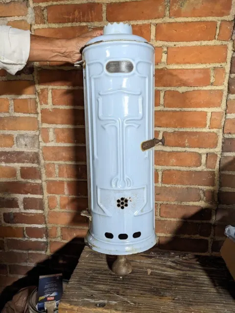 Antique J B Clow & Sons water heater stand ornimental cast iron garden  accent