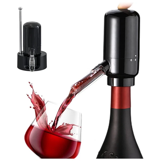 Aeratore elettrico vino decanter set distributore pompa azionamento automatico W2J8