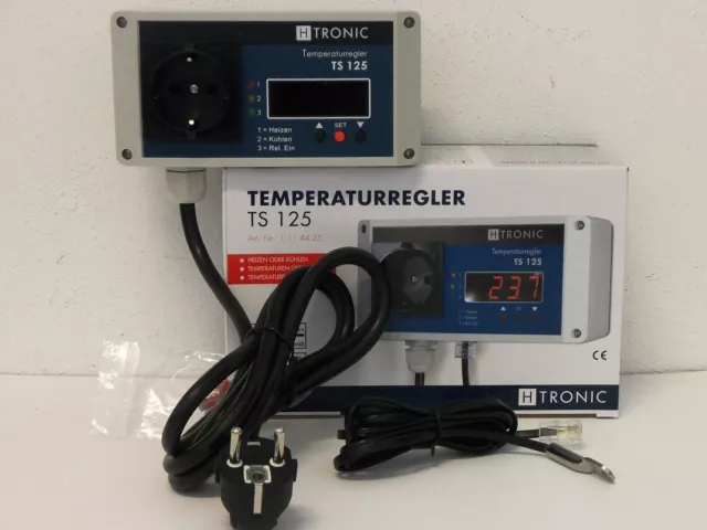 H-TRONIC TS 125 Temperaturschalter / Temperaturregler