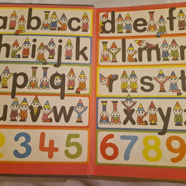 1979 HB LARGE Size Ladybird Book Big ABC and Counting Bold ...