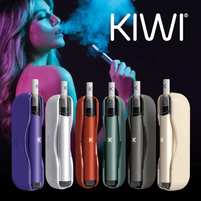 KIWI Kit E Zigarette Podsystem Mehrweg Vape mit Powerbank 1600mAh und Zubehör