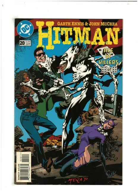 Hitman #20 VF 8.0 DC Comics 1997 Garth Ennis, Catwoman Ace of Killers pt.6