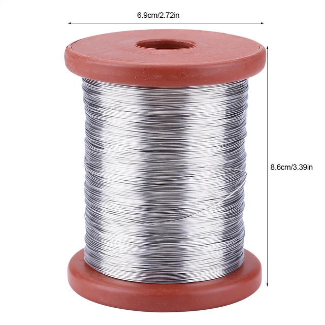 Stainless Steel Wire 1 Roll 500g Stainless Steel/Iron Wire For Beekeeping MX