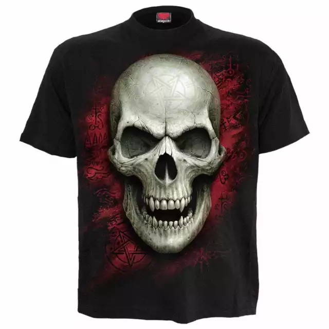 SPIRAL DIRECT NEW GOTHIC RUNES T-Shirt/Tattoo/Skull/Goth/Flames/Rock/Reaper/Top