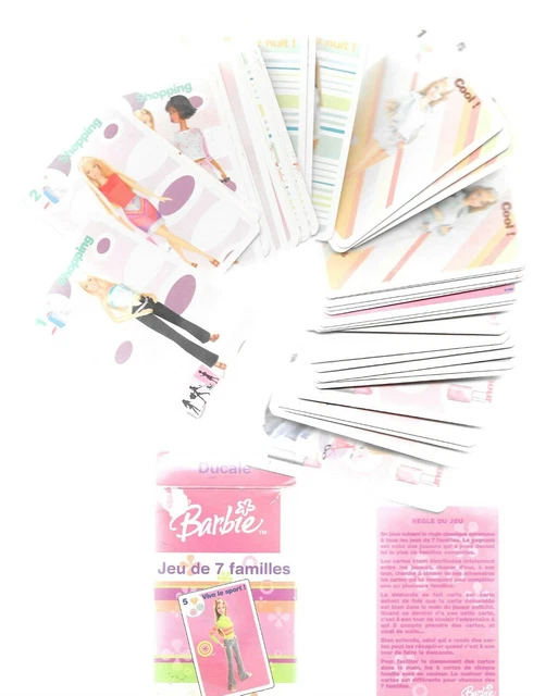 JEU DES FAMILLES Printemps Cartes Catalogue Fiches Magasin 1984 France