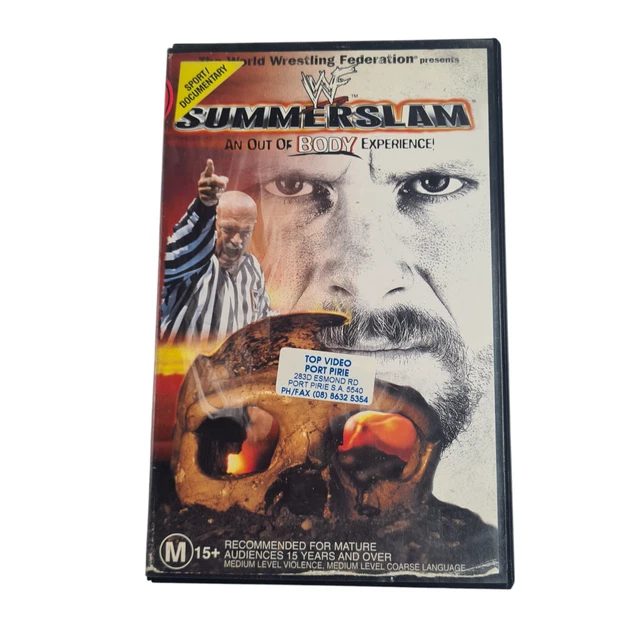 Summerslam 1999 VHS WWF SUMMERSLAM 1999 VHS Video - Tested! - Original home video