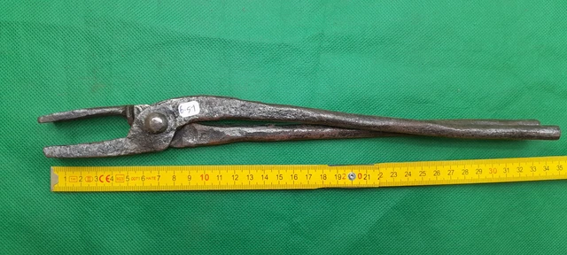 Pince De Forgeron Ancienne XIXe – Fer Forgé, Outil Vintage Français
