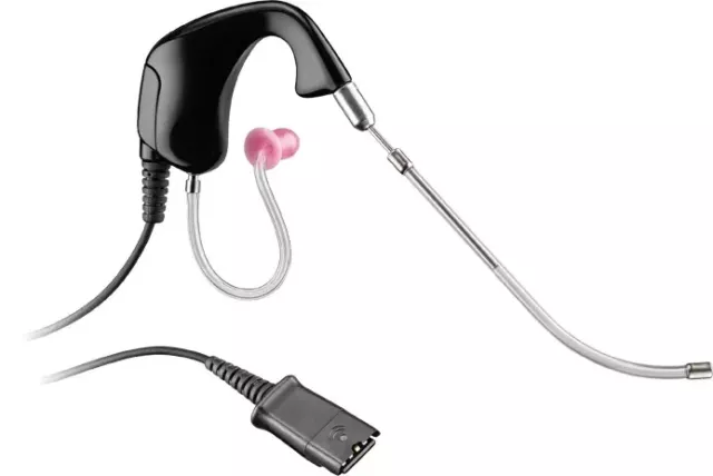 Plantronics StarSet H31/CD Ear-Hook In-ear Voice Tube QD Headset BLK New in Box