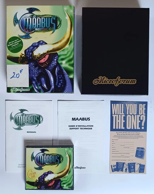 Compilation 4 Jeux PC Disquettes 3.5 Big Box 1993 Microïds Nicky Boom