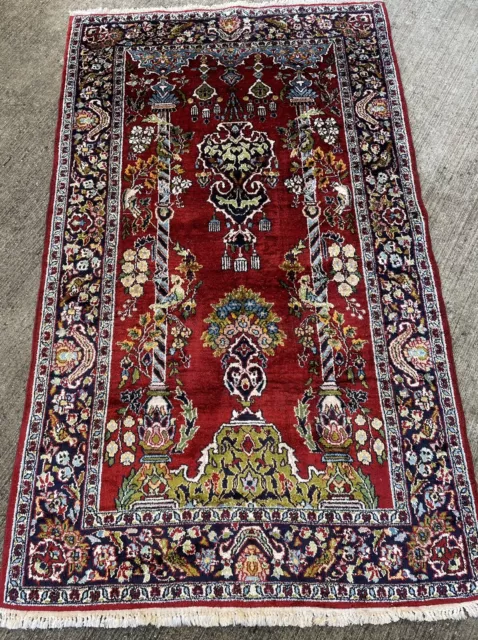 Tapis Soie Cachemire 155x90cm carpet alfombra teppich tappeto Rugs Stapijt シルク