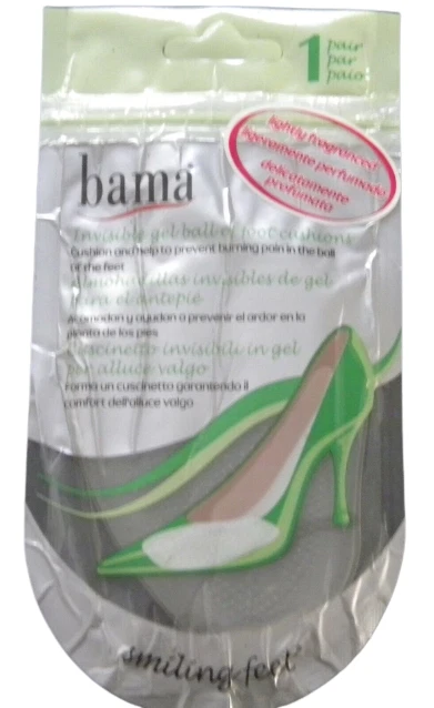 Almohadilla plantilla de soporte metatarsiano para bolas de gel de silicona Bama