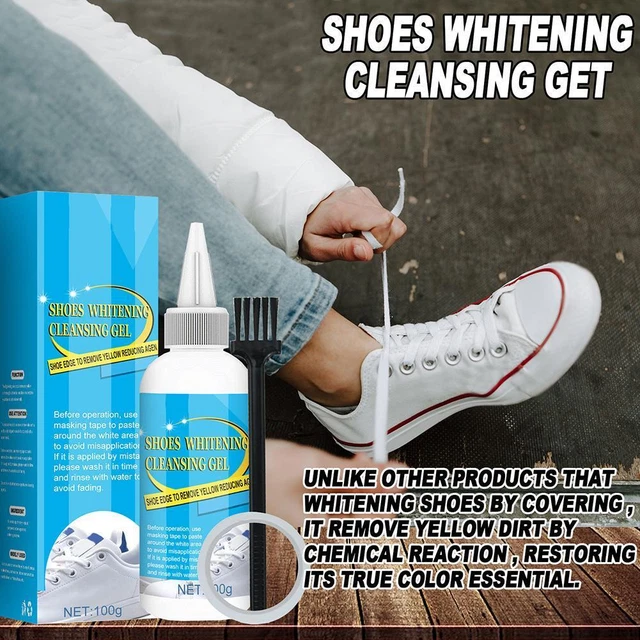 Shoes Whitening Cleansing Gel Shoe Stain Remover Shoe For Sneaker NICE Y9V3
