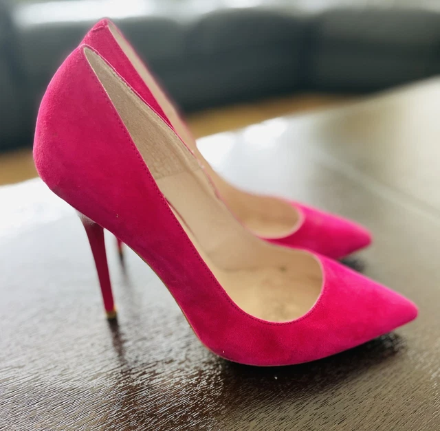 OFFICE WOMEN LADIES Pink/ Fuchsia Shoes High Heels, UK Size 5 £25.00 ...