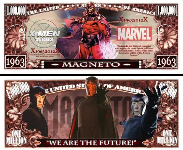 X-MEN : MAGNETO - BILLET 1 MILLION DOLLARS! Collection Super Héros Marvel Comics