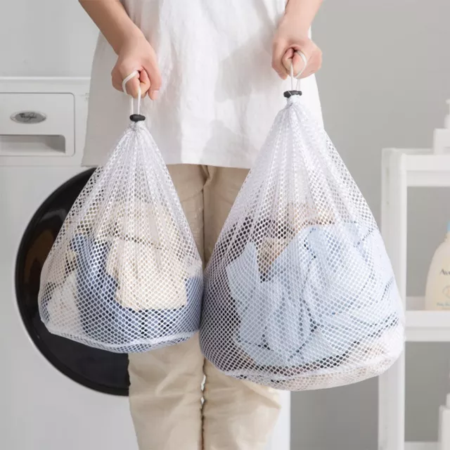 Le filet de maille de machine à laver met en sac le sac à linge grand sac d  Mpib