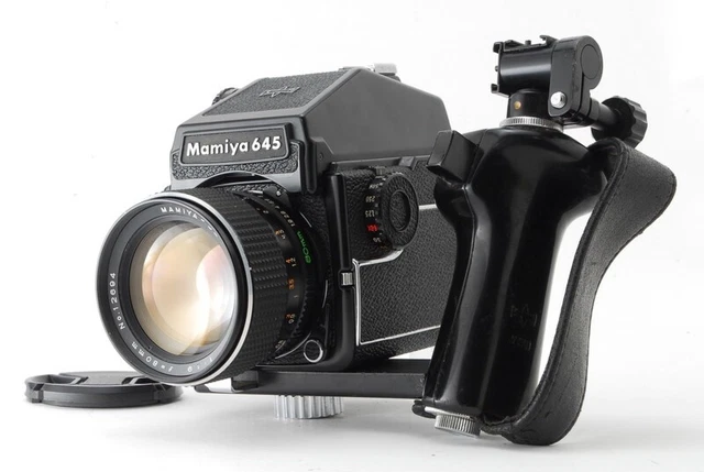 [Exc+++++] MAMIYA M645 1000S Film Camera AE Finder Sekor C 80mm f/1.9 From JAPAN